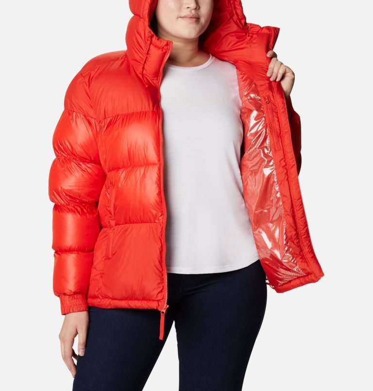Women's Columbia Pike Lake II Insulated Jackets Red | Plus Size CA-H86LA